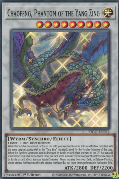 Yugioh Chaofeng, Phantom of the Yang Zing / Super - KICO-EN041 - 1st