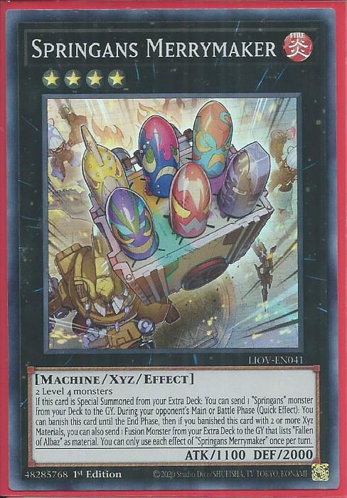 Yugioh Springans Merrymaker / Super - LIOV-EN041 - 1s