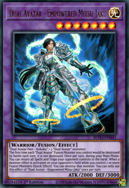 Yugioh Dual Avatar - Empowered Mi-Gyo / Ultra - BLVO-EN041 - 1st 