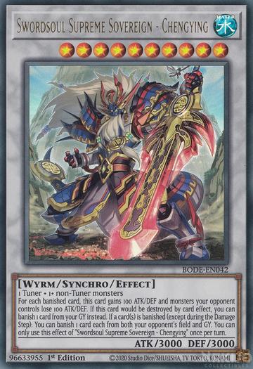 Yugioh! Swordsoul Supreme Sovereign - Chengying / Ultra - BODE-EN042 - 1st