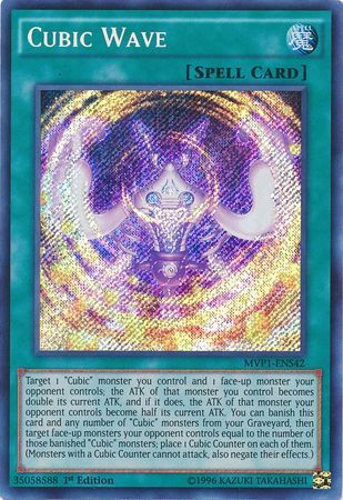 Yugioh Cubic Wave / Secret - MVP1-ENS42 - 1st