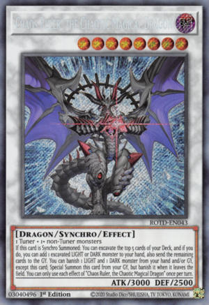 Chaos Ruler, the Chaotic Magical Dragon / Secret - ROTD-EN043 - 1st