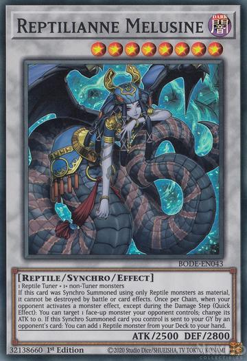 Yugioh! Reptilianne Melusine/ Super - BODE-EN043 - 1st