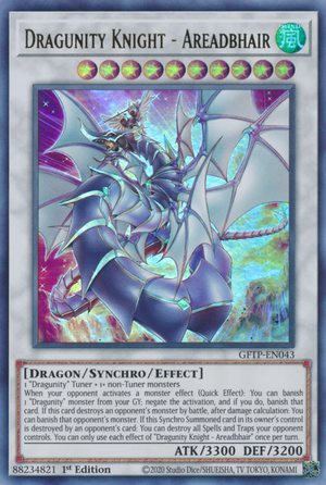 Yugioh Dragunity Knight - Areadbhair / Ultra - GFTP-EN043 - 1st