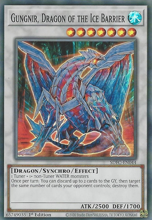 Yugioh Gungnir, Dragon of the Ice Barrier / Super - SDFC-EN044 - 1st