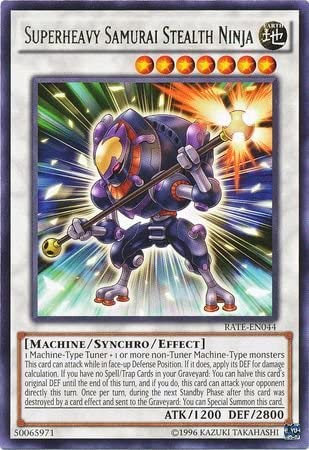 Yugioh Superheavy Samurai Stealth Ninja / Rare - RATE-EN044 - 1st