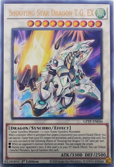 yugioh card shooting star dragon Shooting Star Dragon T.G. EX / Ultra - GFTP-EN044