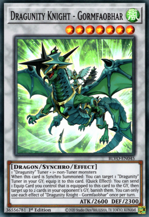 Yugioh Dragunity Knight - Gormfaobhar / Super - BLVO-EN045 - 1st