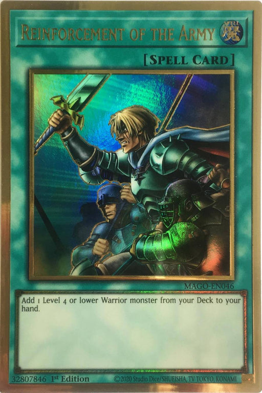 Yugioh Reinforcement of the Army / Gold - MAGO-EN046 - 1st