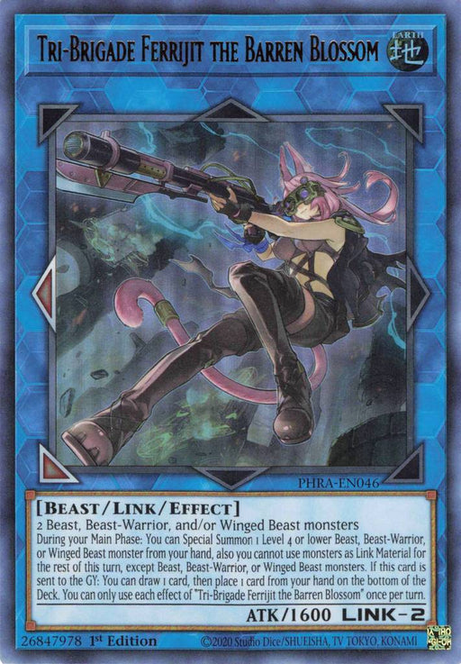 Yugioh Tri-Brigade Ferrijit the Barren Blossom / Starlight - PHRA-EN046 - 1st