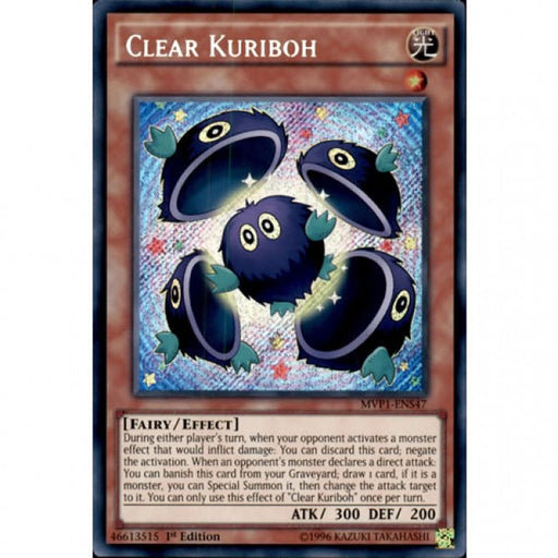 Yugioh Clear Kuriboh / Secret - MVP1-ENS47 - 1st