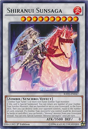 Yugioh Shiranui Sunsaga / Rare - RATE-EN047 - 1st