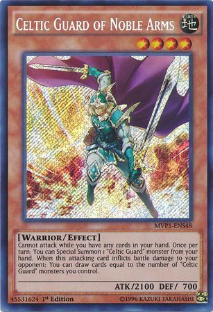 Yugioh Celtic Guard of Noble Arms / Secret - MVP1-ENS48 - 1st