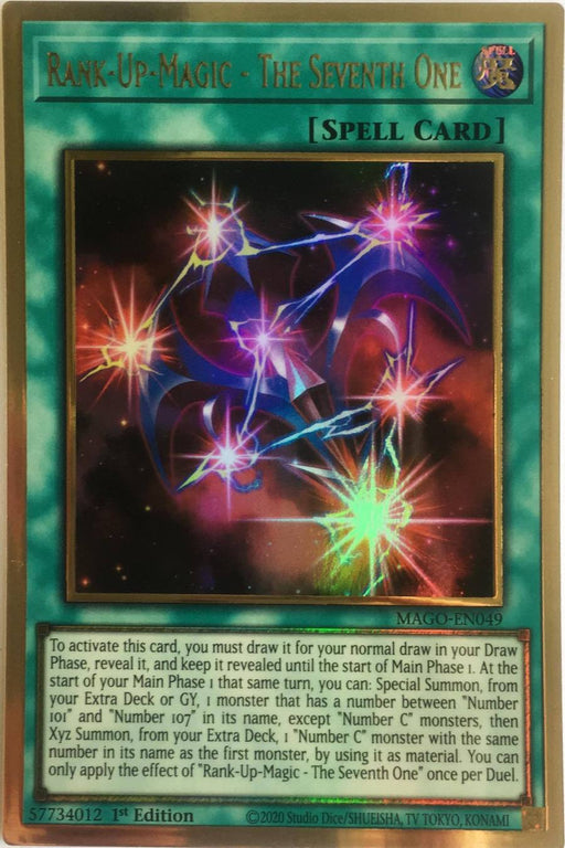 Yugioh Rank-Up-Magic - The Seventh One / Gold - MAGO-EN049 - 1st