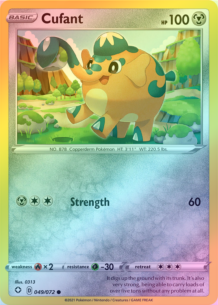 Pokemon Cufant - 049/072 (Reverse foil) - Shining Fates