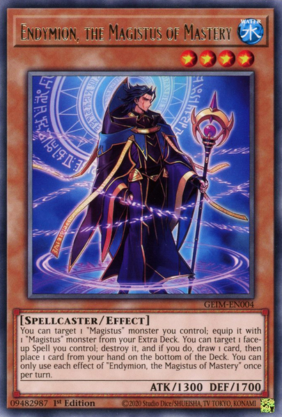 Yugioh Endymion, the Magistus of Mastery / Rare - GEIM-EN004 - 1st