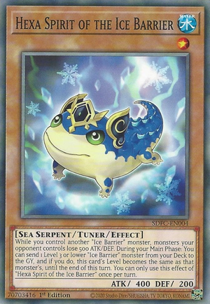 Yugioh Hexa Spirit of the Ice Barrier / Common - SDFC-EN004 - 1st