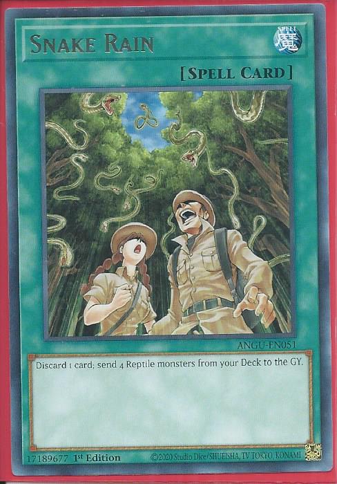 Yugioh Snake Rain / Collectors - ANGU-EN051 - 1st