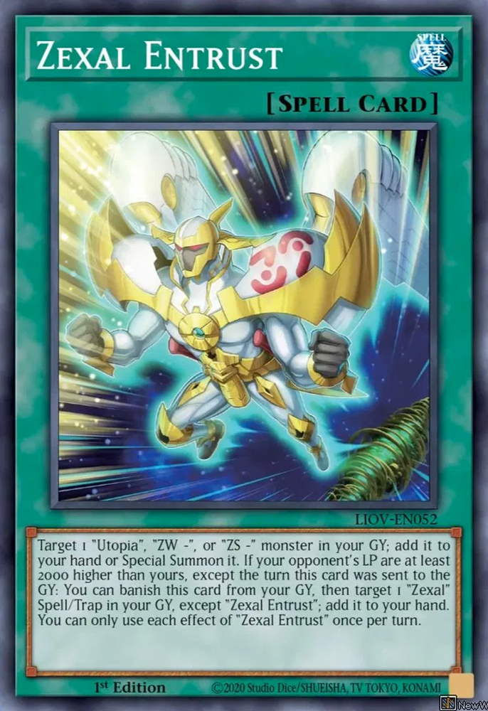 Yugioh Zexal Entrust / Common - LIOV-EN052 - 1st