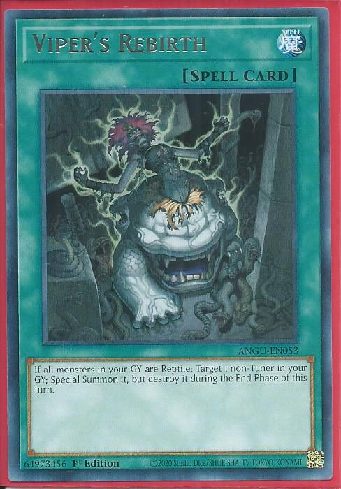 Yugioh Viper's Rebirth / Rare - ANGU-EN053 - 1st