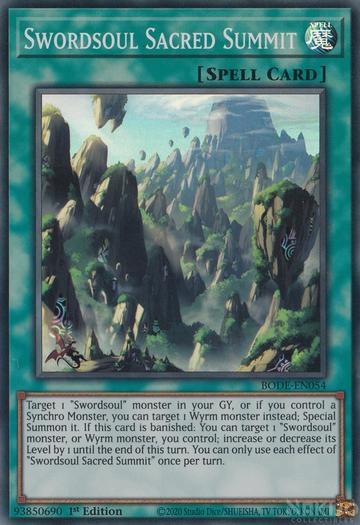 Yugioh! Swordsoul Sacred Summit / Super - BODE-EN054 - 1st