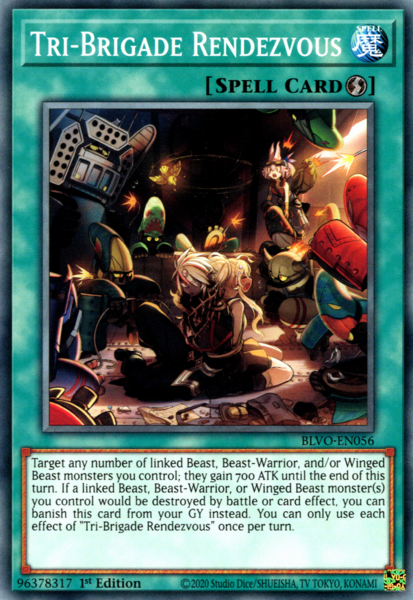 Yugioh Tri-Brigade Rendezvous / Common - BLVO-EN056 - 1st 