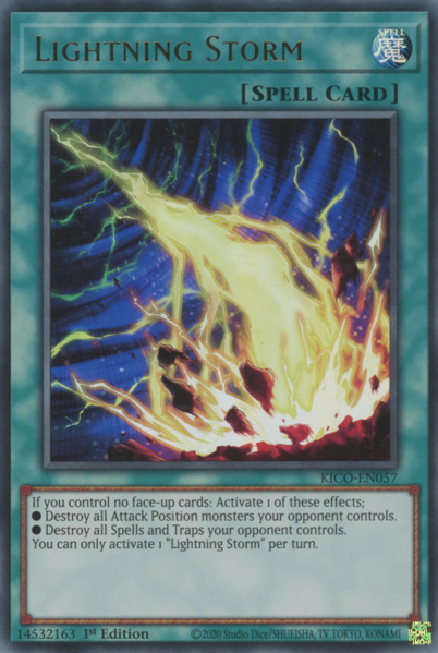 Yugioh Lightning Storm / Collector's - KICO-EN057 - 1st