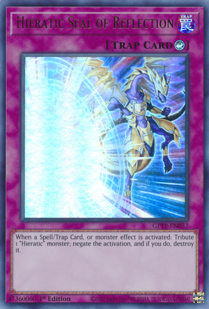 Yugioh Hieratic Seal of Reflection / Ultra - GFTP-EN057 - 1st