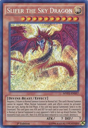 Yugioh Slifer the Sky Dragon / Secret - MVP1-ENS57 - 1st