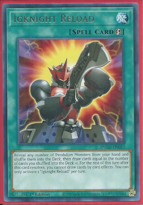 Yugioh Igknight Reload / Rare - ANGU-EN057 - 1st