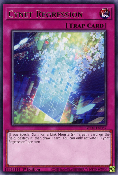 Yugioh Cynet Regression / Rare - GEIM-EN057 - 1st