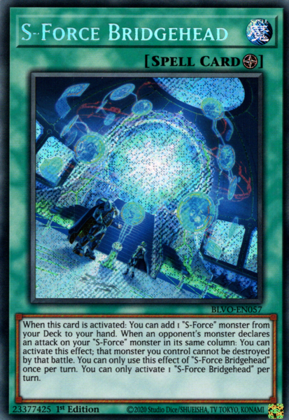 Yugioh S-Force Bridgehead / Secret - BLVO-EN057 - 1st