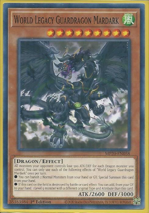 World Legacy Guardragon Mardark / Common - MP20-EN058- 1st