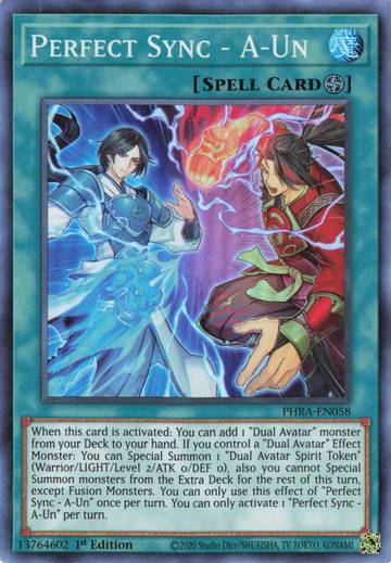 Yugioh Perfect Synch - A-Un / Super - PHRA-EN058 - 1st