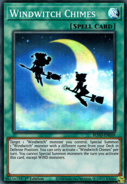 Yugioh Windwitch Chimes / Super - BLVO-EN059 - 1st