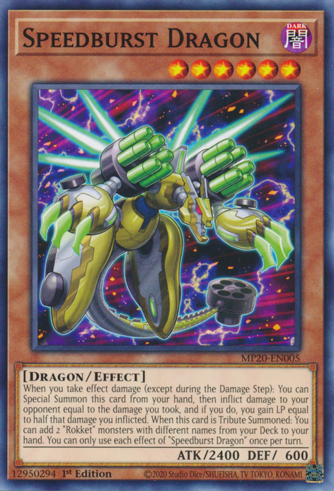 Speedburst Dragon / Common - MP20-EN005- 1st