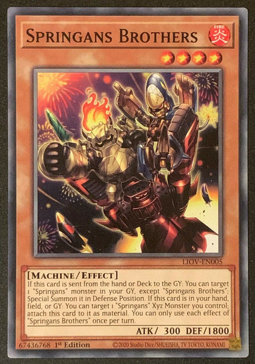 Yugioh Springans Brothers / Common - LIOV-EN005 - 1st