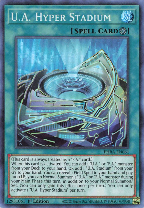 Yugioh U.A. Hyper Stadium / Super - PHRA-EN061 - 1st