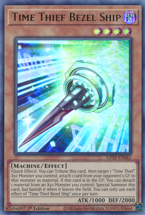 Yugioh Time Thief Bezel Ship / Ultra - GFTP-EN061 - 1st