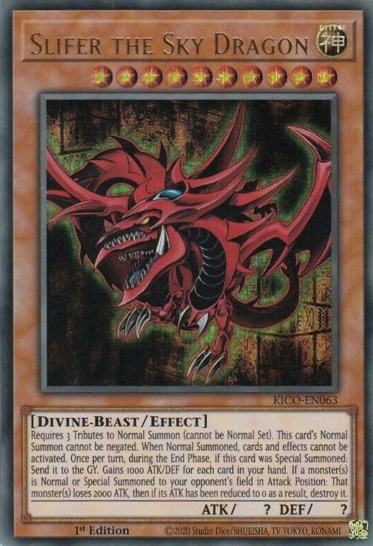 Yugioh Slifer the Sky Dragon / Ultra - KICO-EN063 - 1st