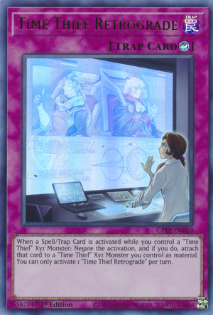 Yugioh Time Thief Retrograde / Ultra - GFTP-EN069 - 1st