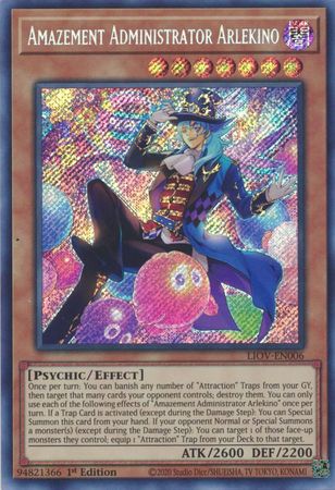 Yugioh Amazement Administrator Arlekino / Secret - LIOV-EN006 - 1st