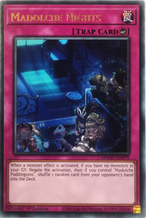 Yugioh Madolche Nights / Rare - MAGO-EN070 - 1st