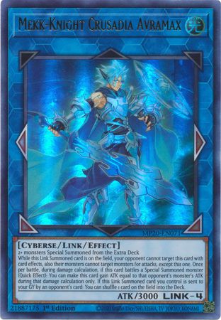 Yugioh Mekk-Knight Crusadia Avramax