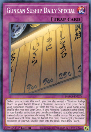 Yugioh Gunkan Suship Daily Special / Common - DAMA-EN074 - 1st