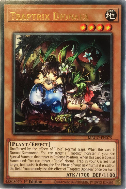 Yugioh Traptrix Dionaea / Rare - MAGO-EN075 - 1st