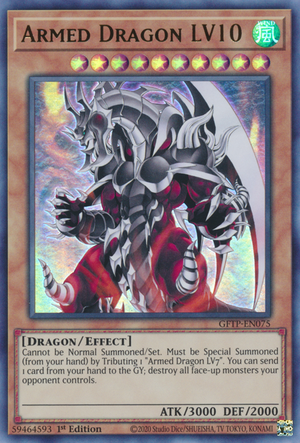 Yugioh Armed Dragon LV10 / Ultra - GFTP-EN075 - 1st