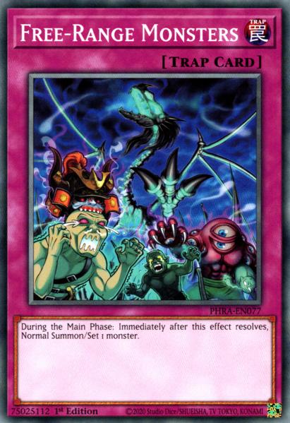 Yugioh Free-Range Monsters / Common - PHRA-EN077 - 1st