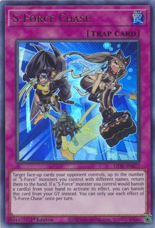 Yugioh S-Force Chase / Ultra - LIOV-EN077 - 1st 