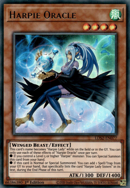 Yugioh Harpie Oracle / Ultra - LDS2-EN077 - 1st